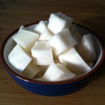 Sweet, Crunchy Pickled Korean Radish